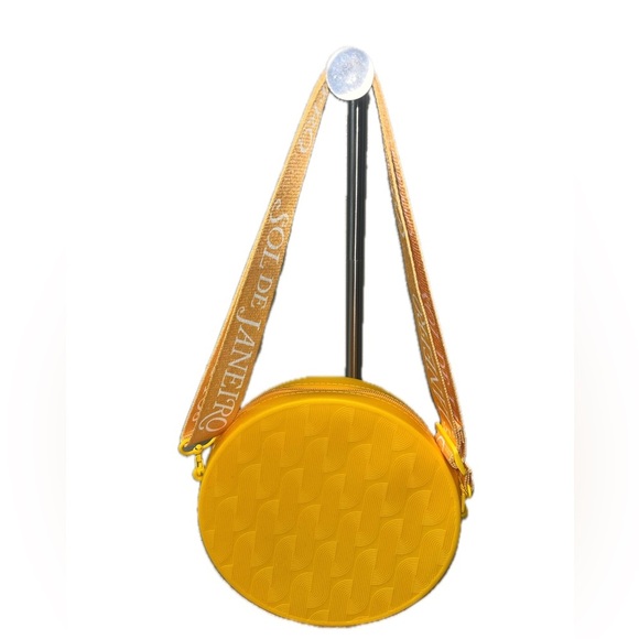Sol de Janeiro Rubber, Adjustable Strap, Crossbody Bag, Mustard Yellow - Picture 3 of 9
